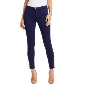 L'AGENCE Piper High-Rise Skinny Button-Side Jeans Size 25